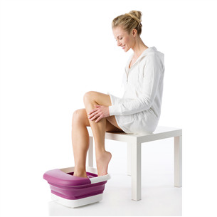 Beurer FB30, balta/rožinė - Masažinė pėdų vonelė