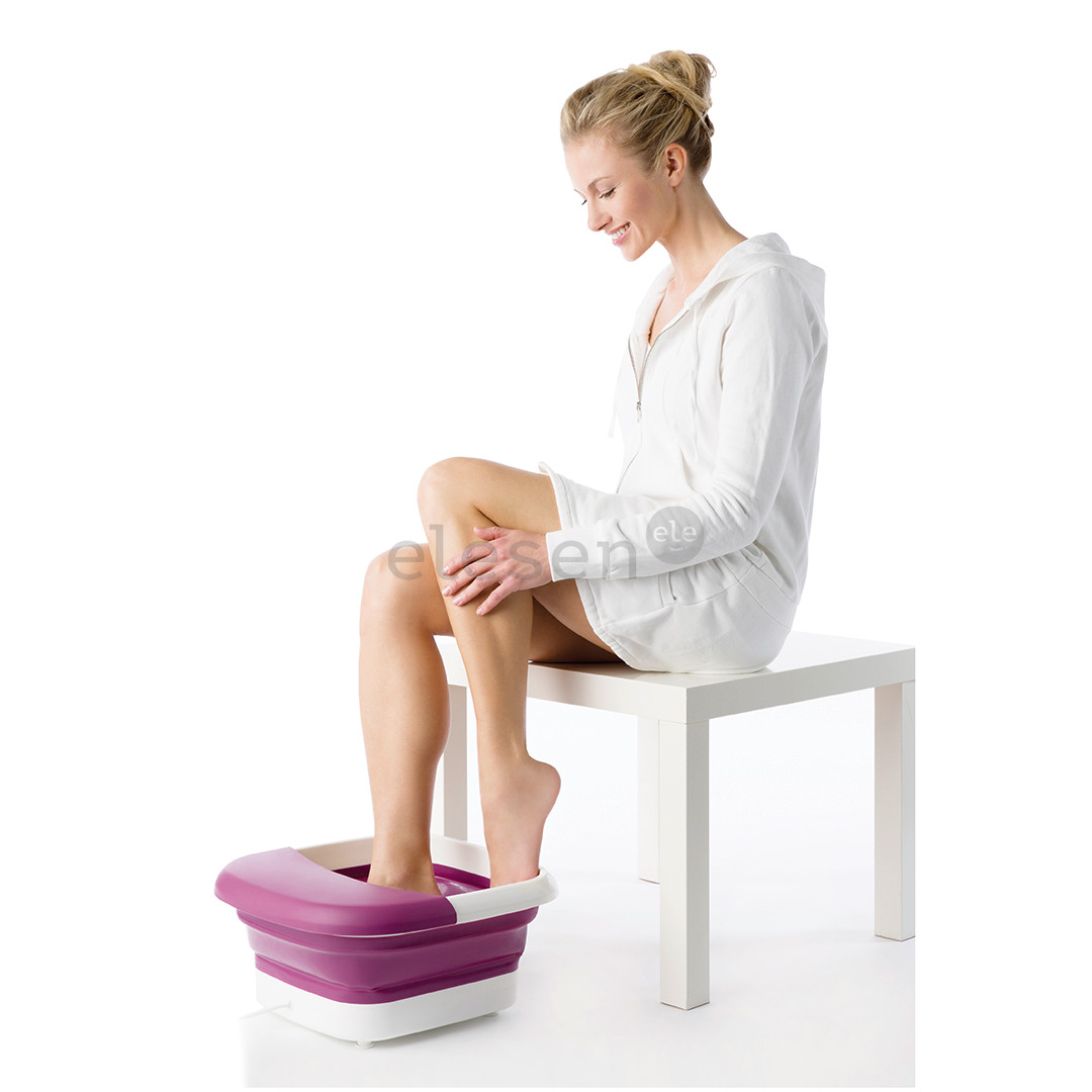 Beurer FB30, balta/rožinė - Masažinė pėdų vonelė