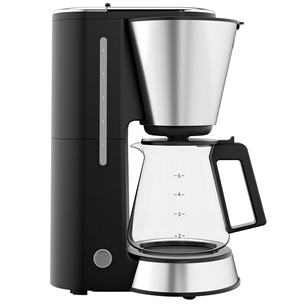 WMF KITCHENminis Aroma, резервуар для воды 0,625 л, черный/нерж. сталь - Кофеварка Товар - 412270011