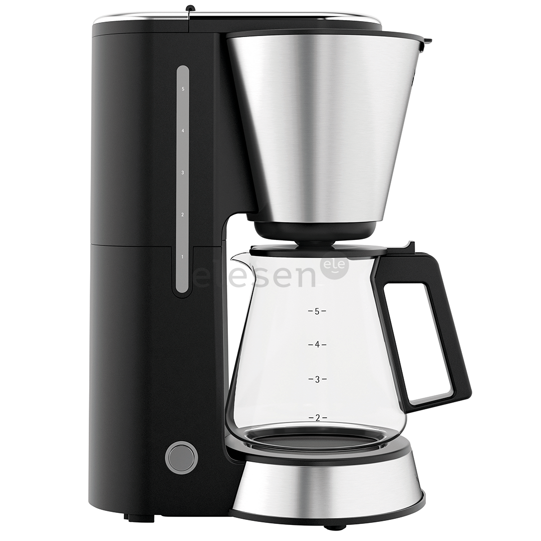 WMF KITCHENminis Aroma, резервуар для воды 0,625 л, черный/нерж. сталь - Кофеварка Товар - 412270011