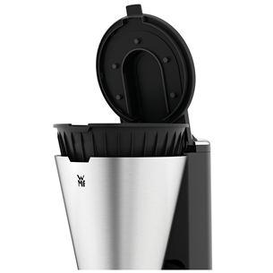 WMF KITCHENminis Aroma, резервуар для воды 0,625 л, черный/нерж. сталь - Кофеварка Товар - 412270011