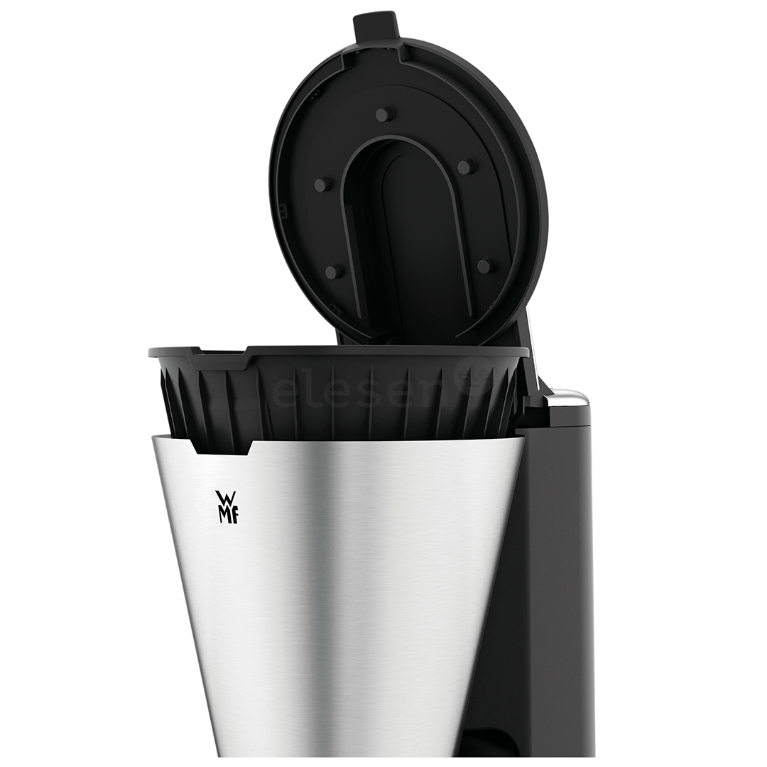 WMF KITCHENminis Aroma, резервуар для воды 0,625 л, черный/нерж. сталь - Кофеварка Товар - 412270011