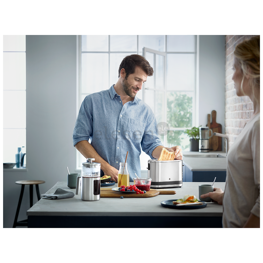 WMF KITCHENminis, 600 W, inox/black - Toaster Item - 414100011