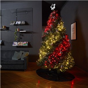 Twinkly Special Edition 250 RGB+W LED String (Gen II), IP44, 20 m, juoda - Išmanioji kalėdinė girlianda