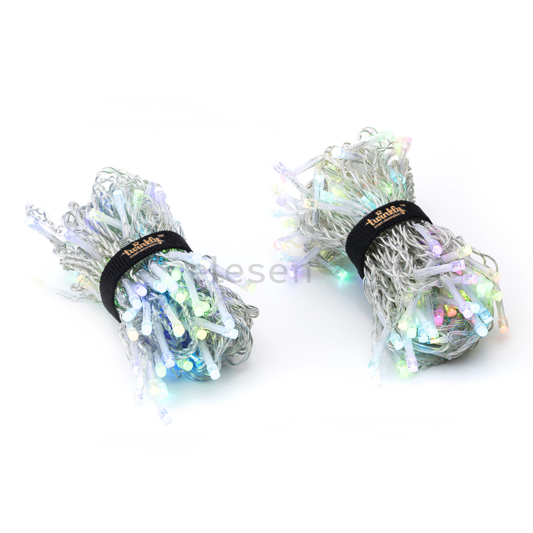 Twinkly Icicle Special Edition 190 RGB+W LEDs (Gen II), IP44, 8,5 м, прозрачный - Умная гирлянда