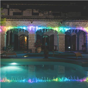 Išmanioji kalėdinė girlianda Twinkly Icicle Special 190LED/5mx0,7m/IP44 Prekė - TWI190SPP-TEU