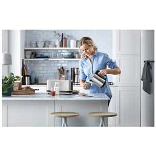 WMF KITCHENminis, 0.8 L, silver/black - Kettle Item - 413140011