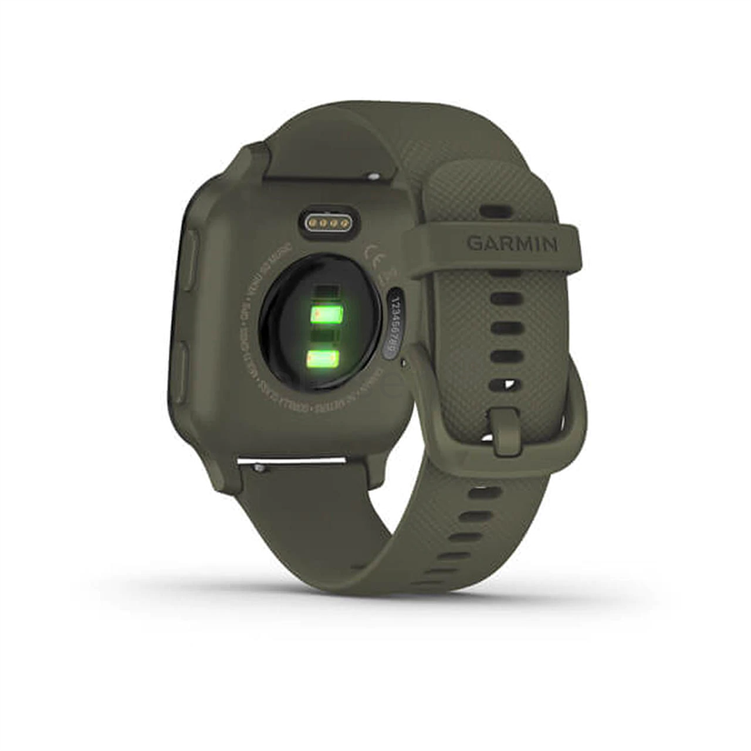Išmanusis laikrodis Garmin Venu Sq Music, Black/Green