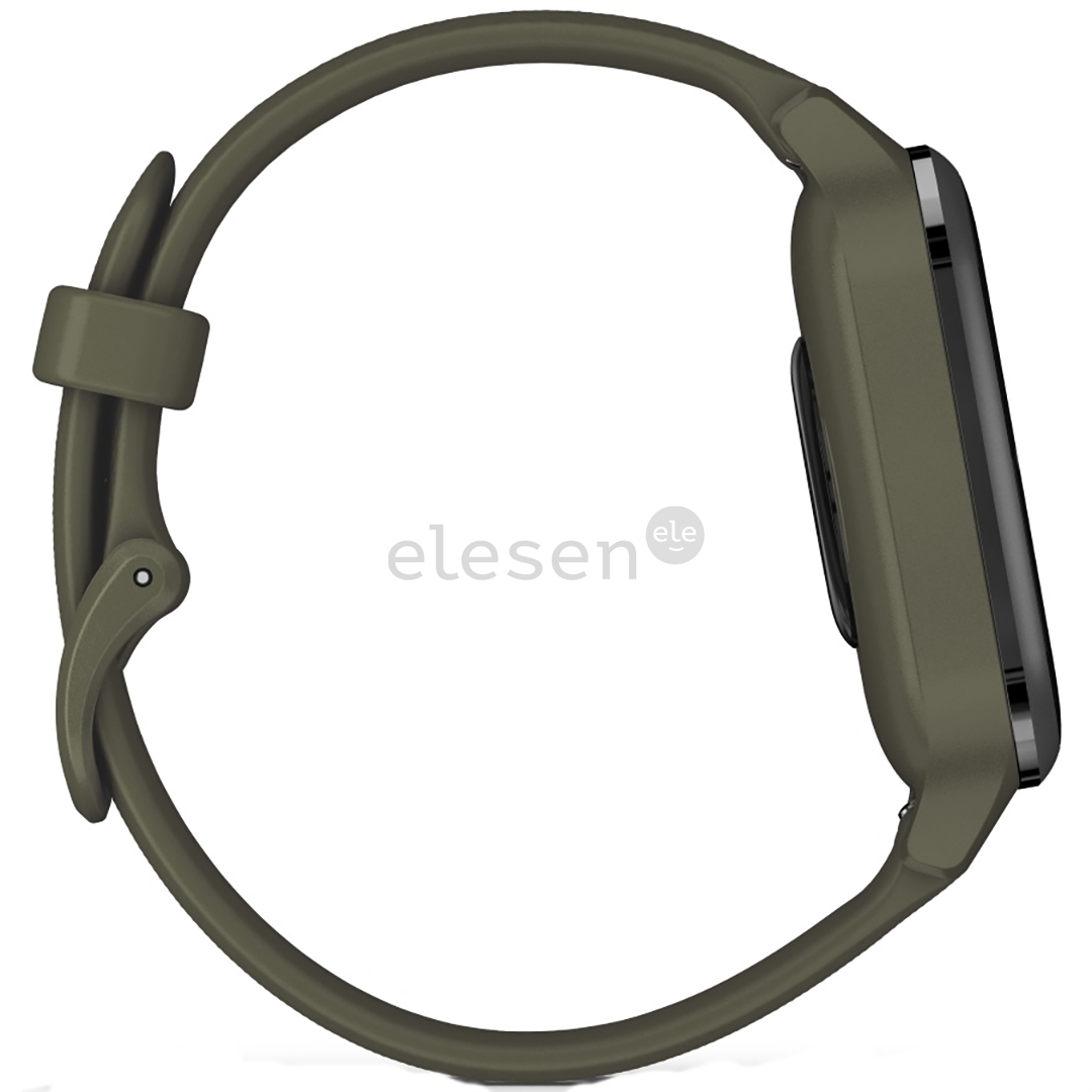 Išmanusis laikrodis Garmin Venu Sq Music, Black/Green