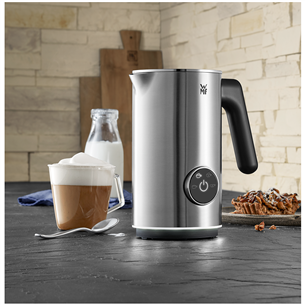 WMF Lumero, inox/black - Milk frother Item - 413300011