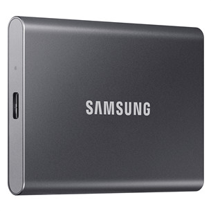 Samsung T7, 2 ТБ, USB 3.2, серый - Внешний накопитель SSD MU-PC2T0T/WW