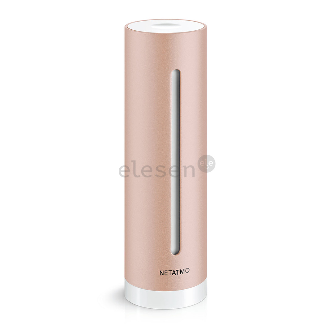 Netatmo Smart Indoor Air Quality Monitor, rožinio aukso spalvos - Klimato jutiklis