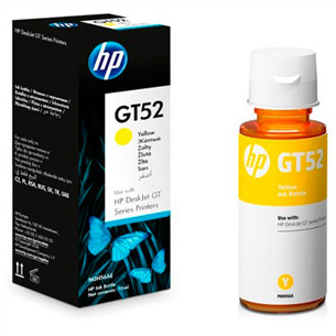 Rašalo kasetė HP GT52, geltona Prekė - M0H56AE M0H56AE