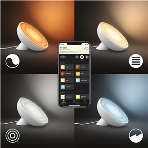 Philips Hue White and Color Ambiance Bloom, balta - Išmanioji lempa