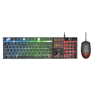 Klaviatūra ir pelė Trust GXT838 AZOR, US, Laidinės 23289
