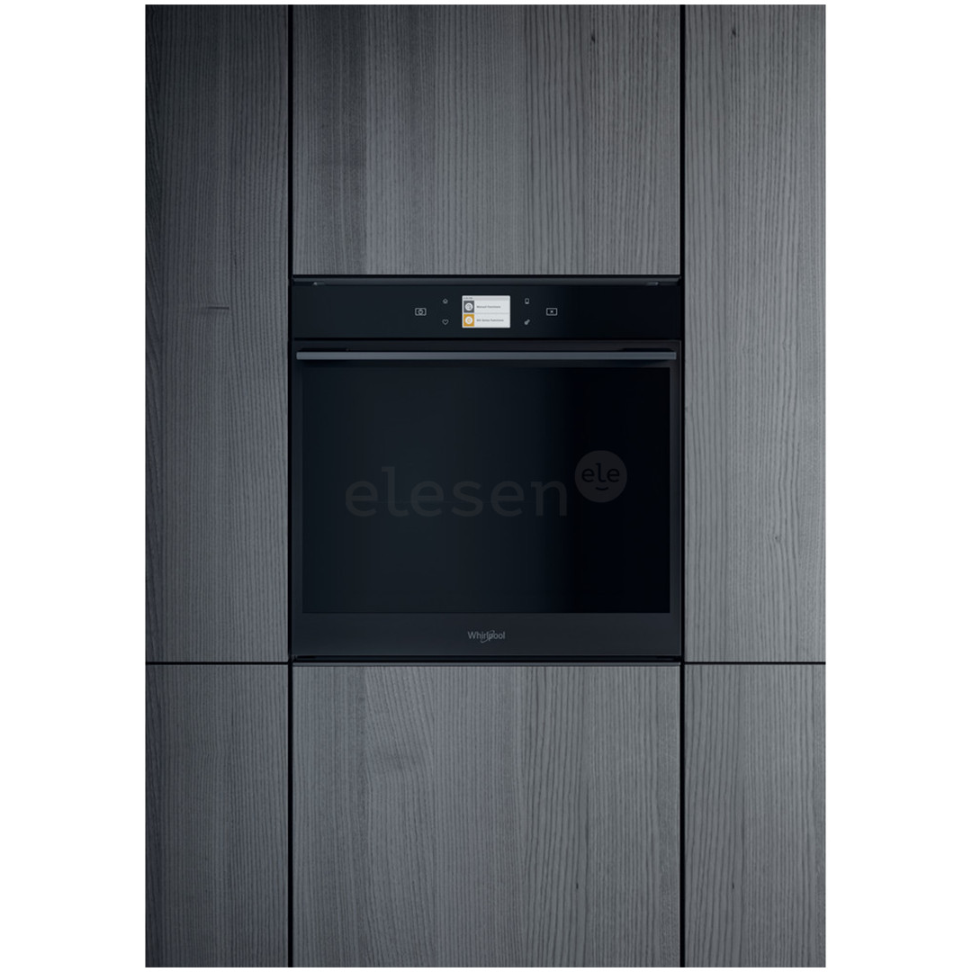 Whirlpool, pyrolytic cleaning, Cook4, 73 L, black - Built-in Oven