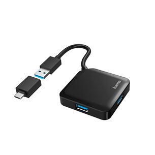 USB-хаб Hama 4 x USB 3.2 USB-C Товар - 00200116 00200116