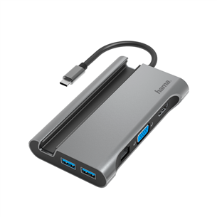 Šakotuvas Hama USB-C -3xUSB-A/USB-C/VGA/HDMI/LAN Prekė - 00200102 00200102
