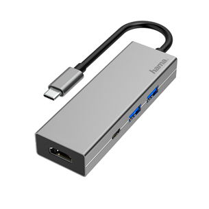 Šakotuvas Hama USB-C -2xUSB-A/USB-C/HDMI Prekė - 00200107 00200107