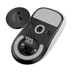 Pelė Logitech G Pro X Superlight, balta, belaidė Prekė - 910-005942