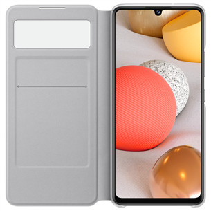 Dėklas Samsung Galaxy A42 Smart S View, Baltas Prekė - EF-EA426PWEGEE