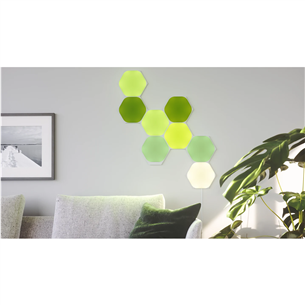 Nanoleaf Shapes Hexagon, 3 vnt., baltas - Išmaniųjų šviesų papildymo rinkinys Prekė - NL42-0001HX-3PK