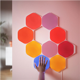 Nanoleaf Shapes Hexagons, 9 panels, white - Smart Lights Starter Kit Item - NL42-0002HX-9PK