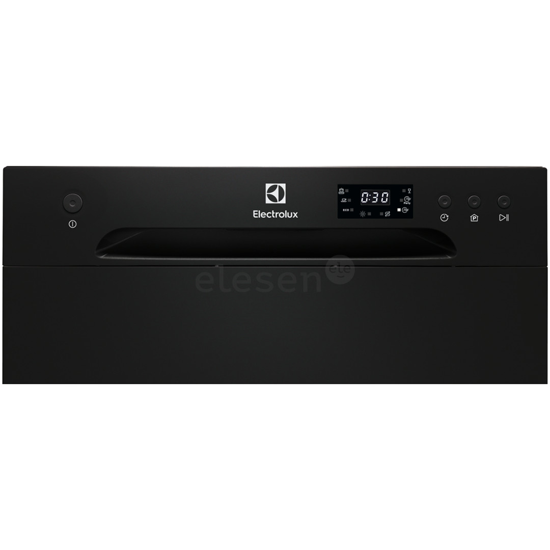 Electrolux, 6 place settings, black - Table Top Dishwasher