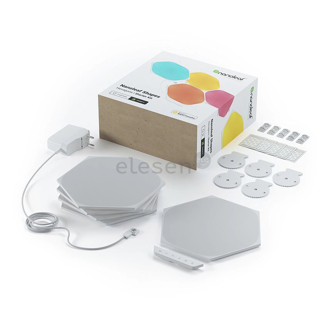 Nanoleaf Shapes Hexagons mini, 5 panels, white - Smart Lights Starter Kit