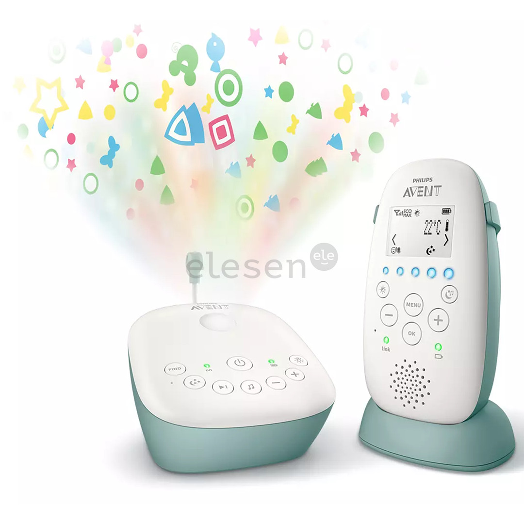 Philips Avent, white/green - Baby monitor
