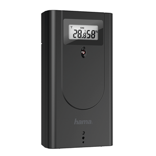 Hama Black Line, black/silver - Weather station Item - 00186417