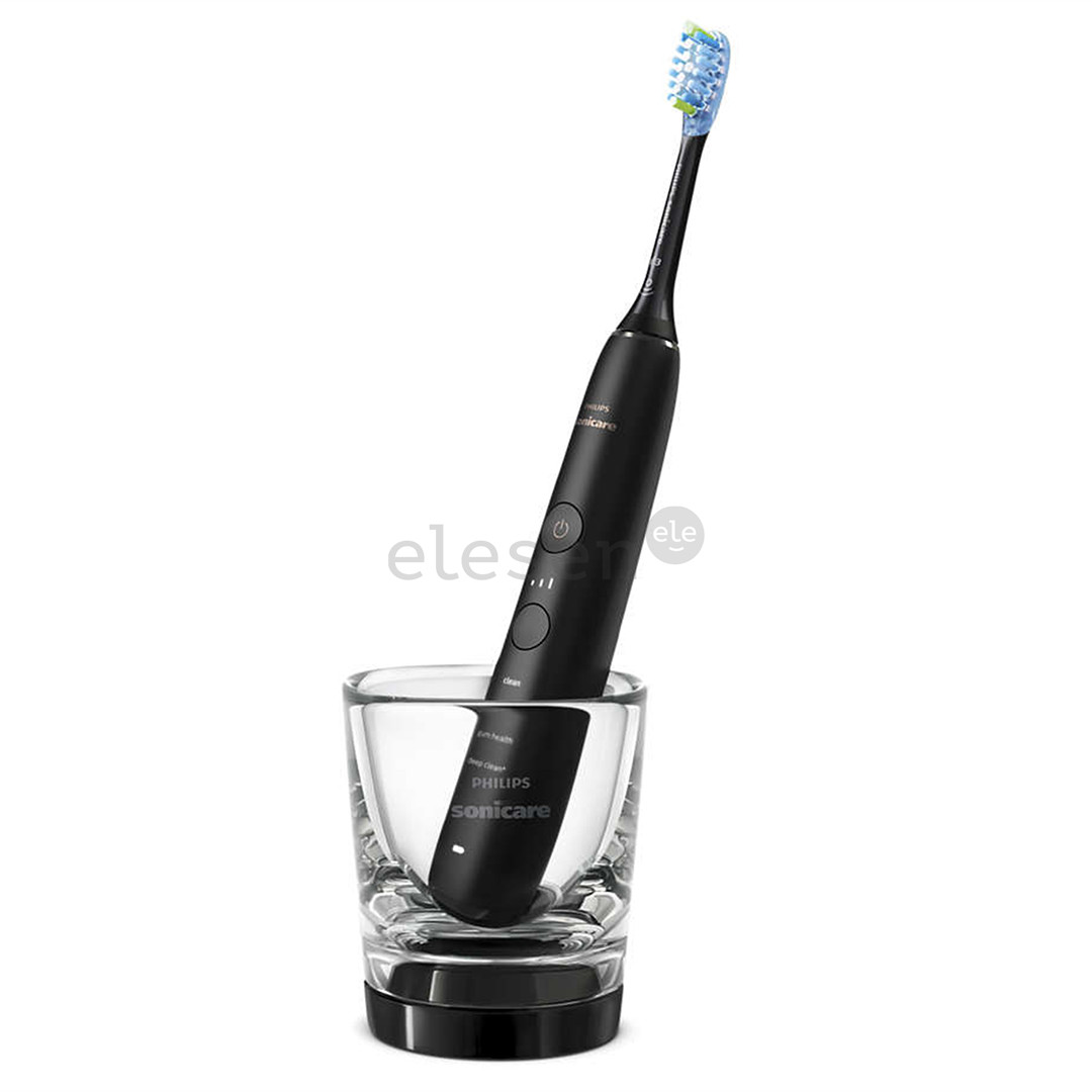 Philips Sonicare DiamondClean 9000, 2 шт., белый/черный - Комплект электрических зубных щеток