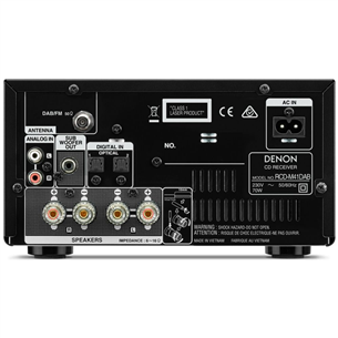 Muzikinis centras Denon RCD-M41DAB, Silver