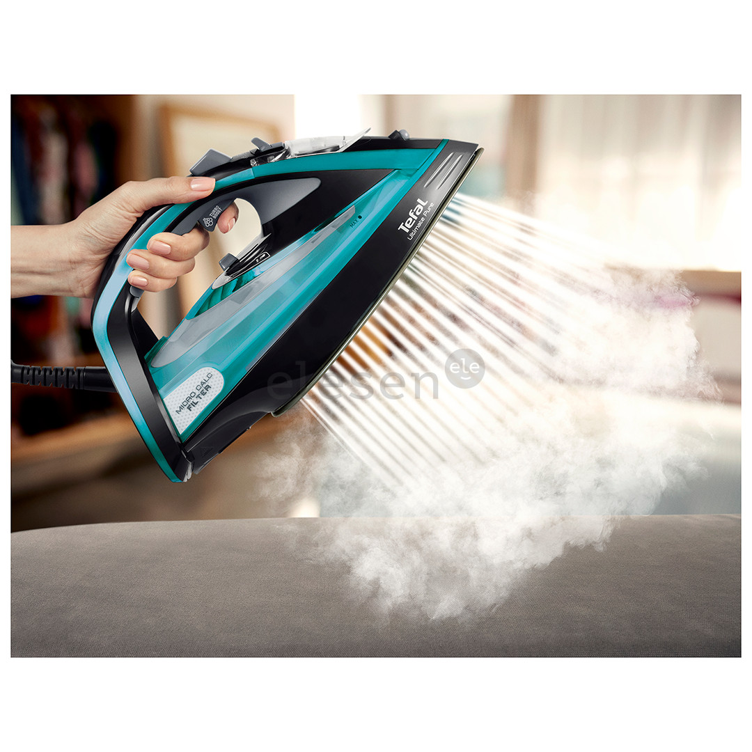 Tefal Ultimate Pure, 3200 W, green/black - Steam iron Item - FV9844E0