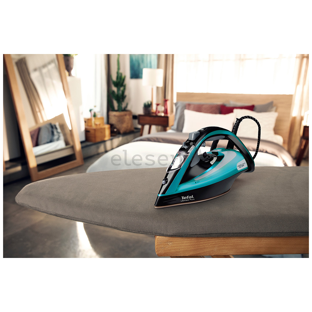 Tefal Ultimate Pure, 3200 W, green/black - Steam iron Item - FV9844E0