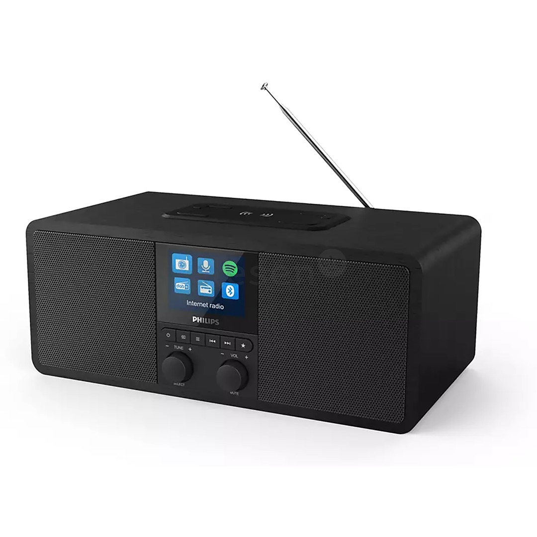 Philips TAR8805, FM, DAB+, Spotify connect, Bluetooth, belaidis įkrovimas, juodas - Radijas