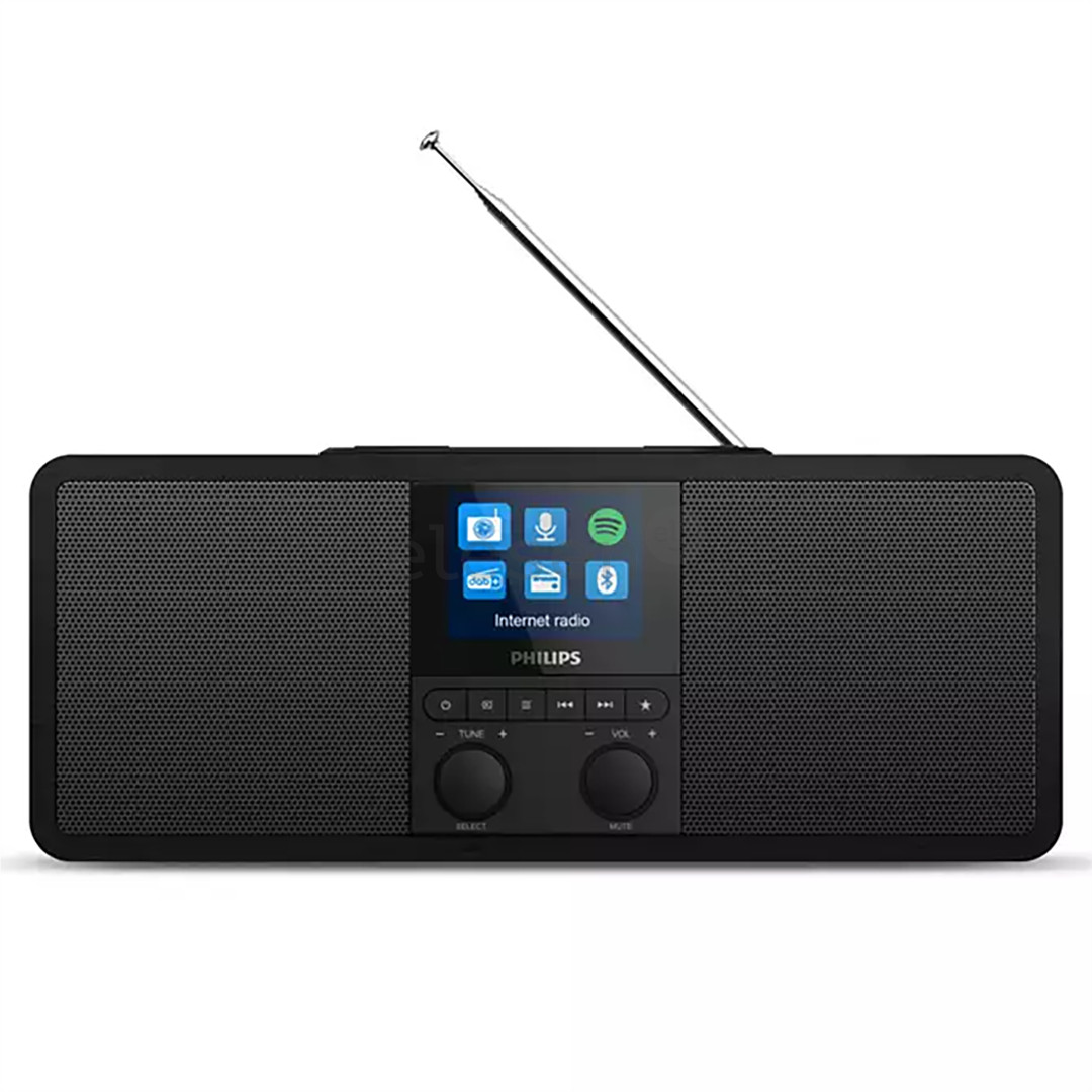 Philips TAR8805, FM, DAB+, Spotify connect, Bluetooth, belaidis įkrovimas, juodas - Radijas