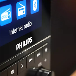 Philips TAR8805, FM, DAB+, Spotify connect, Bluetooth, belaidis įkrovimas, juodas - Radijas