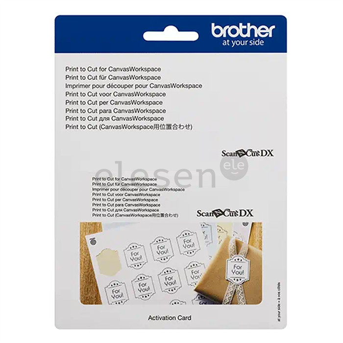 Activation card Print to Cut for CanvasWorkspace