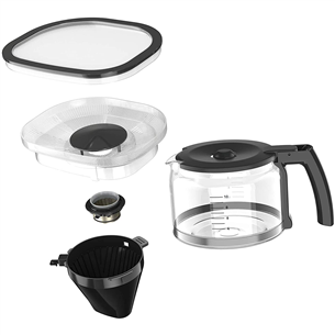Kavos virimo aparatas  Krups Grind & Brew, vandens talpa 1.25 L, juodas  Prekė-KM832810