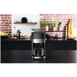 Kavos virimo aparatas  Krups Grind & Brew, vandens talpa 1.25 L, juodas  Prekė-KM832810