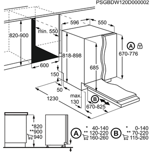 Įmontuojama indaplovė Electrolux Prekė - EEM69310L