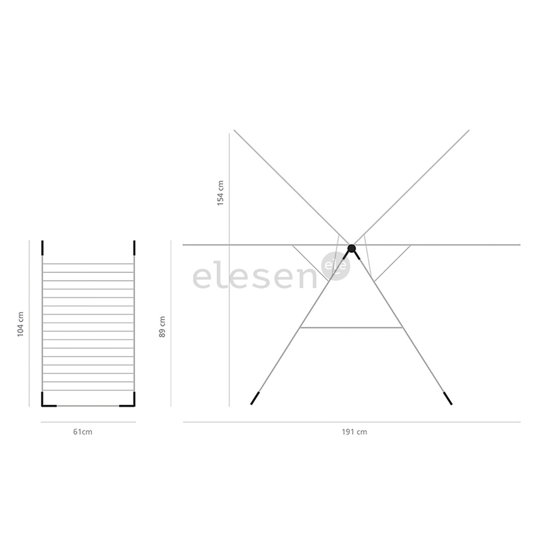 Pastatoma džiovyklė Brabantia 350184