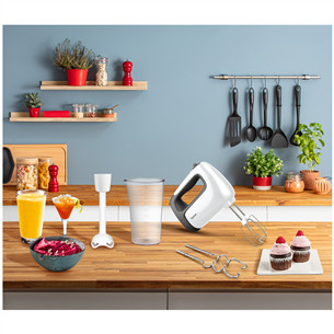 Tefal Prep'Mix+, 500 W, white/grey - Hand mixer Item - HT461138