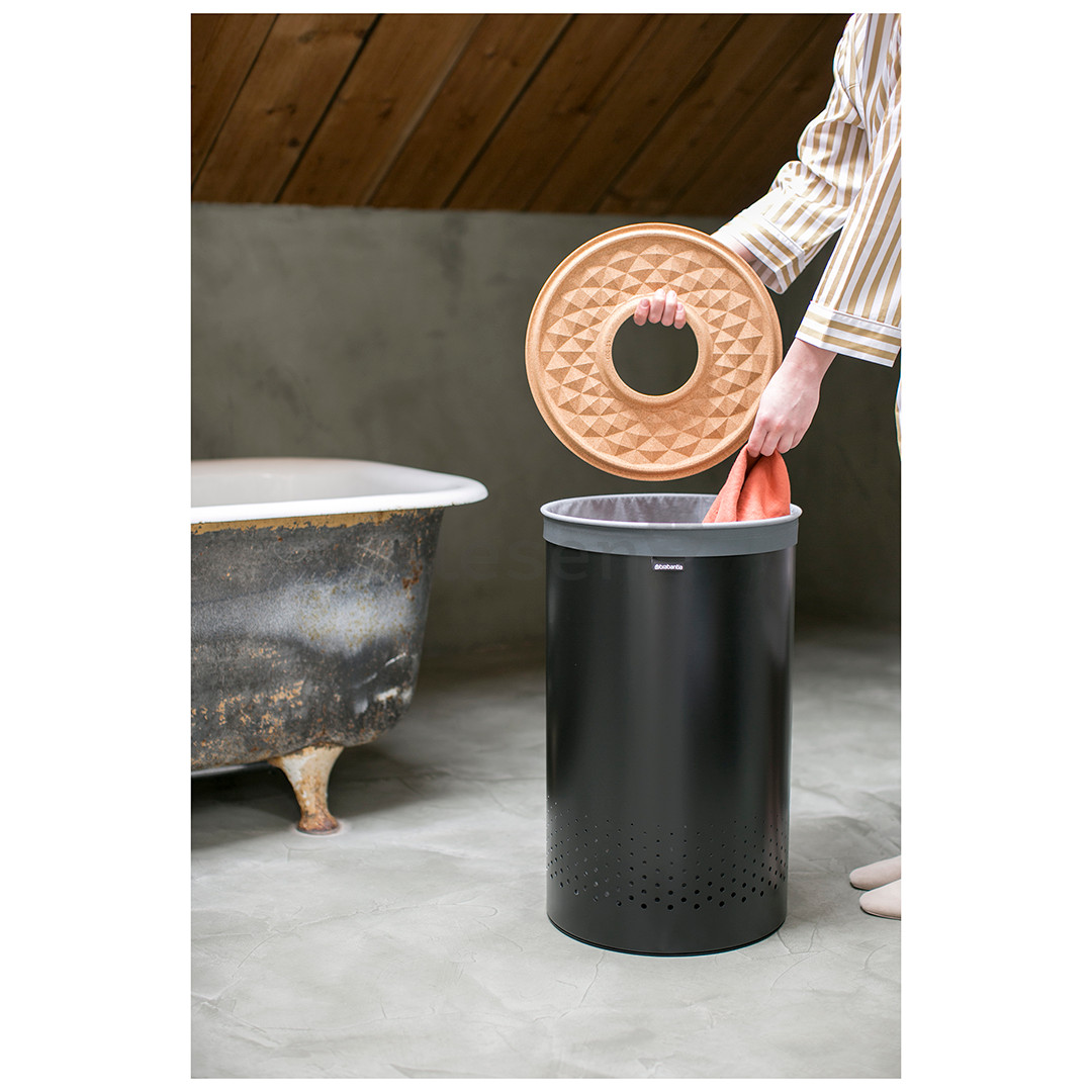 Корзина для белья с пробковой крышкой Brabantia (60 л)