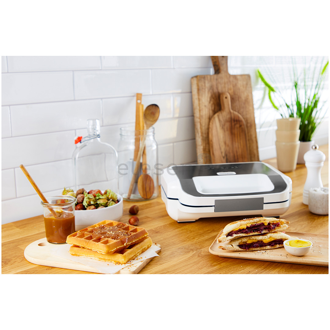 Tefal Snack XL, 850 Вт, белый - Контактный тостер Товар - SW7011