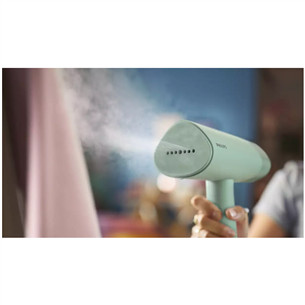 Philips 3000, 1000 W, green - Handheld clothing steamer