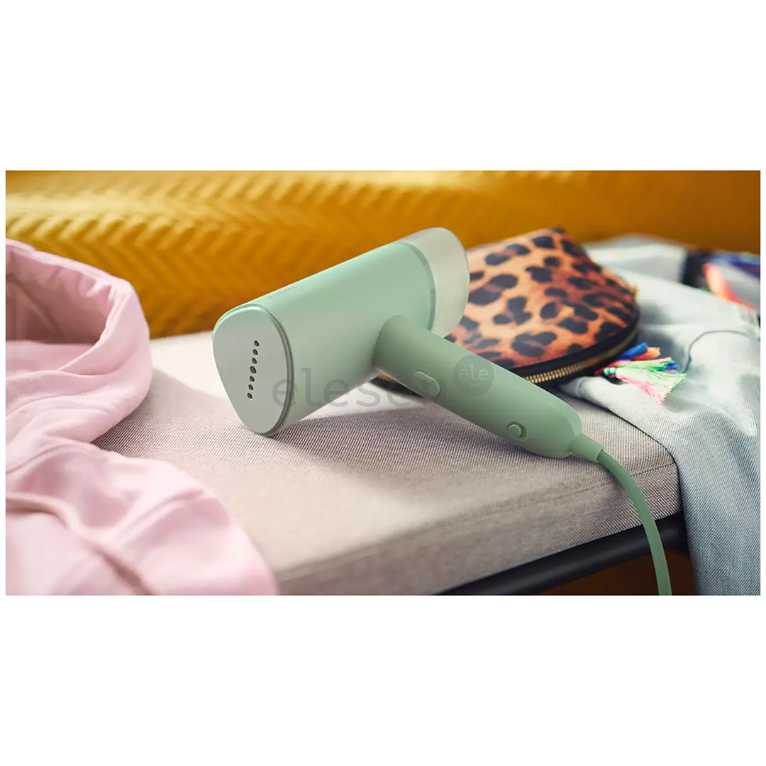 Philips 3000, 1000 W, green - Handheld clothing steamer