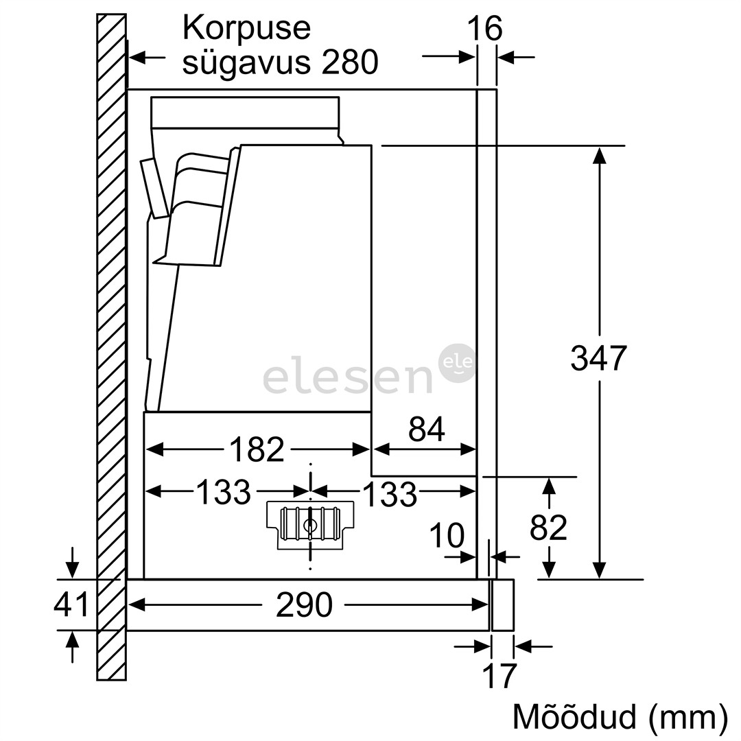 Bosch, 728 m³/h, width 59.8 cm, silver - Built-in Cooker Hood Item - DFS067A51