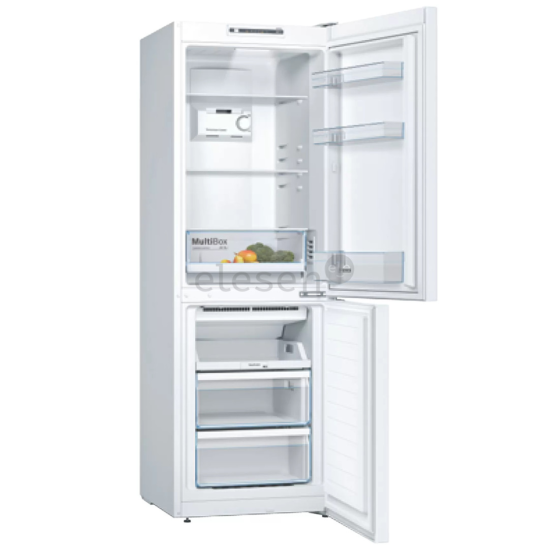 Bosch, 282 L, aukštis 176 cm, baltas - Šaldytuvas